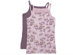 Name It arctic dusk undershirt flowers (2-pack)